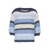 Betty Barclay - 5547 2084 Losse trui blauwe strepen glitter.
